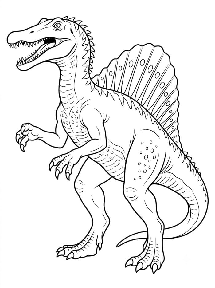 Seekor dinosaurus Spinosaurus