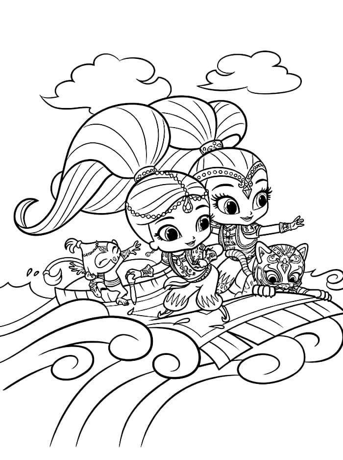 Shimmer dan Shine yang Menggemaskan
