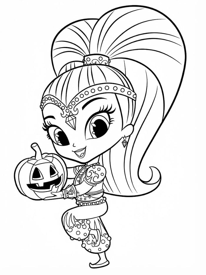 Shine dan Labu Halloween