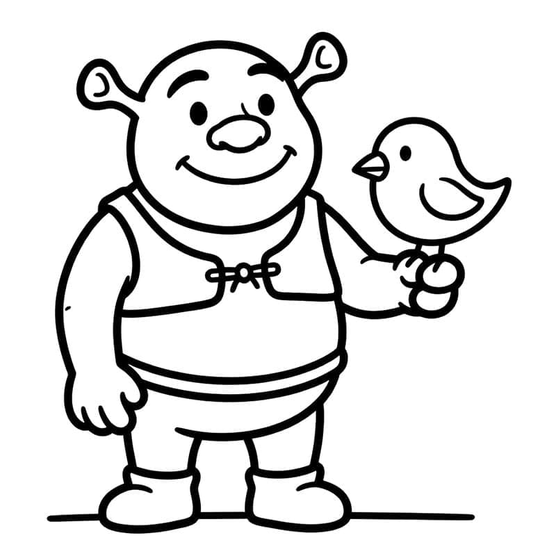 Shrek dan Burung Kecil