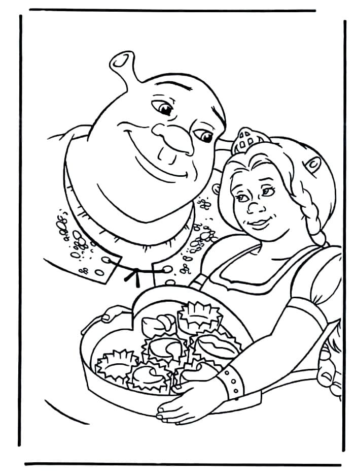 Shrek dan Fiona yang Manis