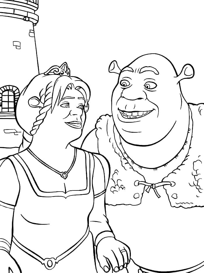 Shrek dan Fiona yang Menggemaskan