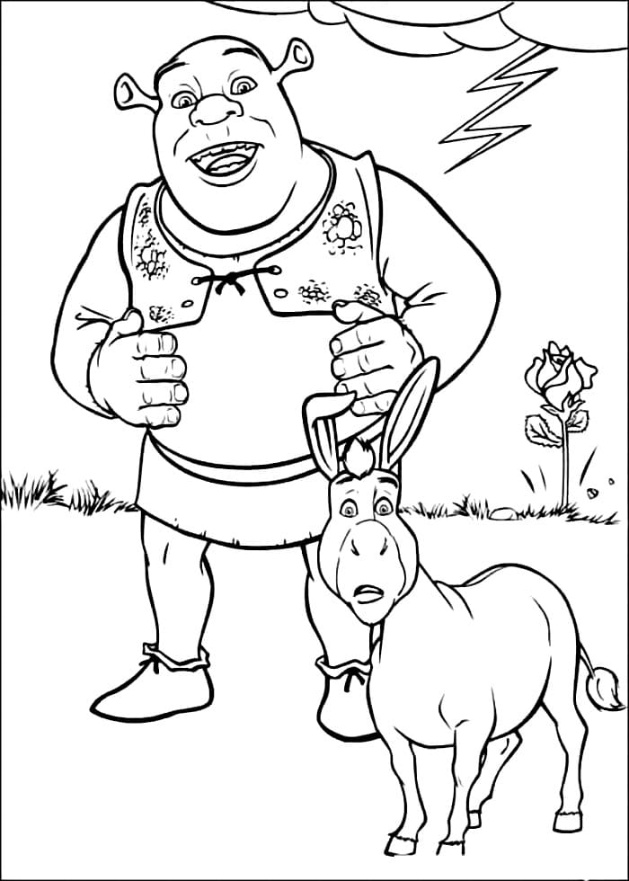 Shrek dan Keledai yang Lucu
