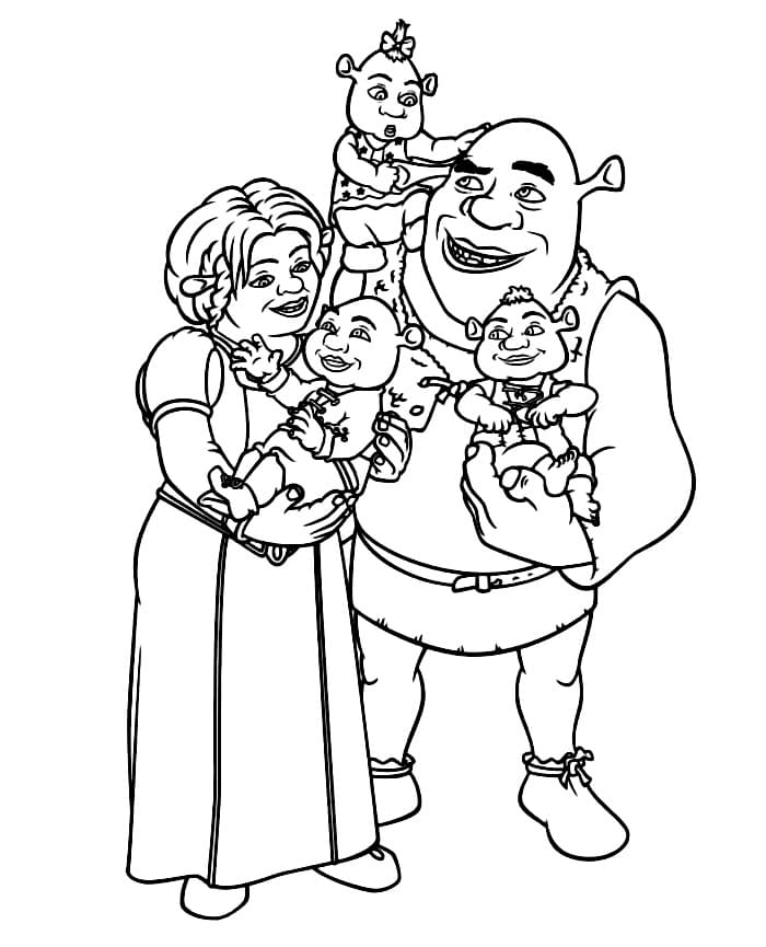 Shrek dan Keluarga yang Menawan