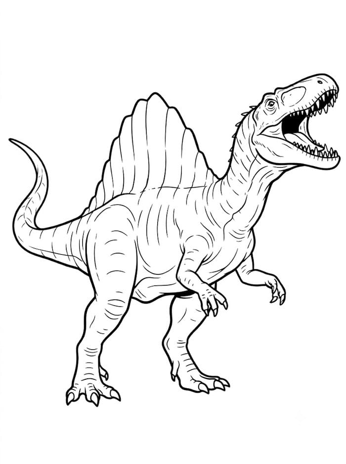 Spinosaurus yang mengaum