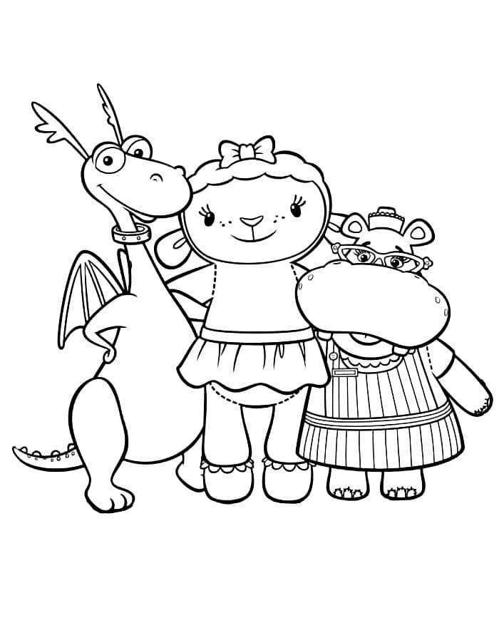 Stuffy, Lambie, dan Hallie