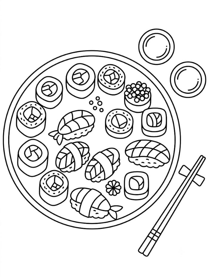 Sushi dari atas