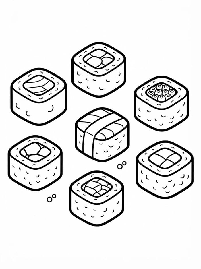 Sushi persegi