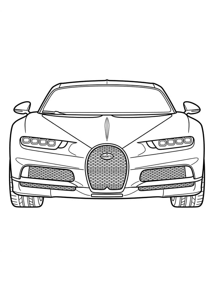 Tampilan Depan Bugatti