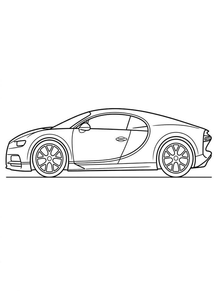 Tampilan Samping Bugatti