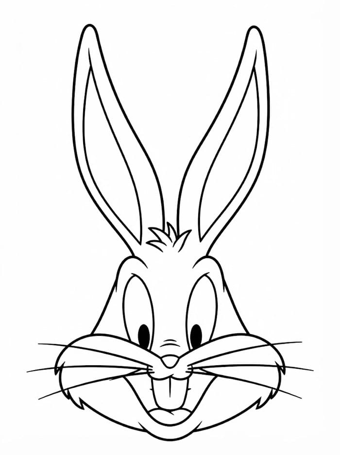 Wajah Bugs Bunny
