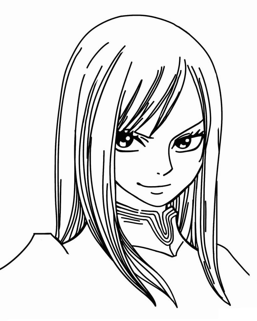 Wajah Erza Scarlet