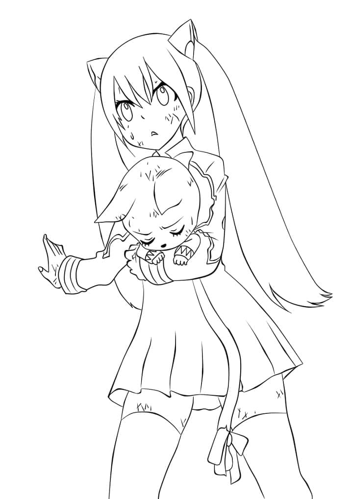Wendy Marvell dari Anime Fairy Tail