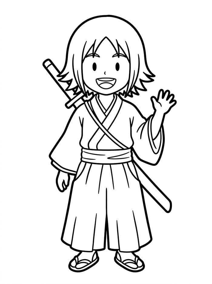 Yachiru Kusajishi Tersenyum