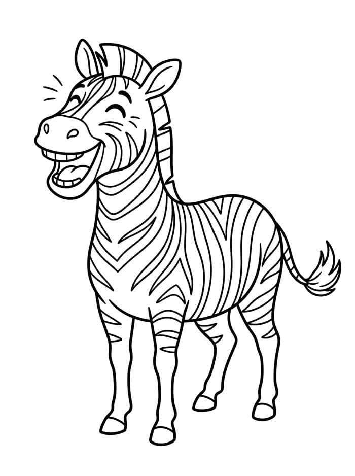 Zebra tertawa
