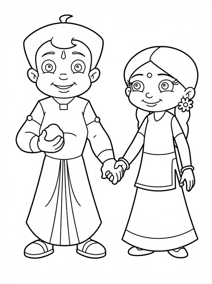 Chhota Bheem dengan Chutki