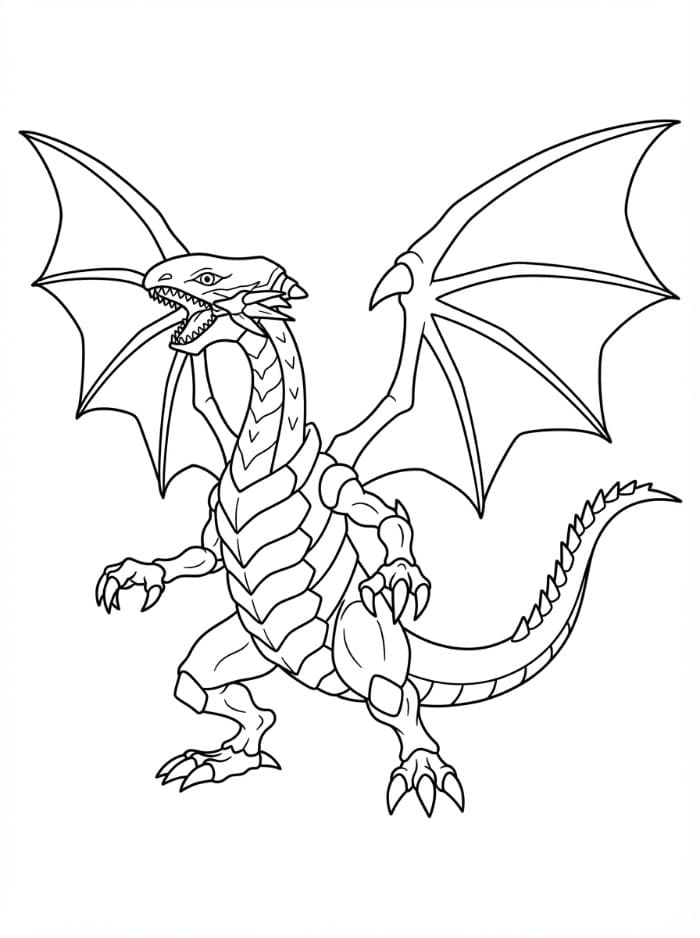 Naga Putih Bermata Biru dari Yu-Gi-Oh