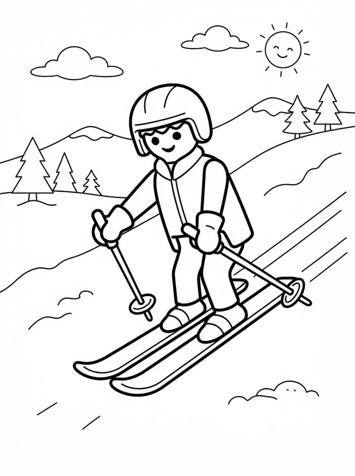 Playmobil Bermain Ski