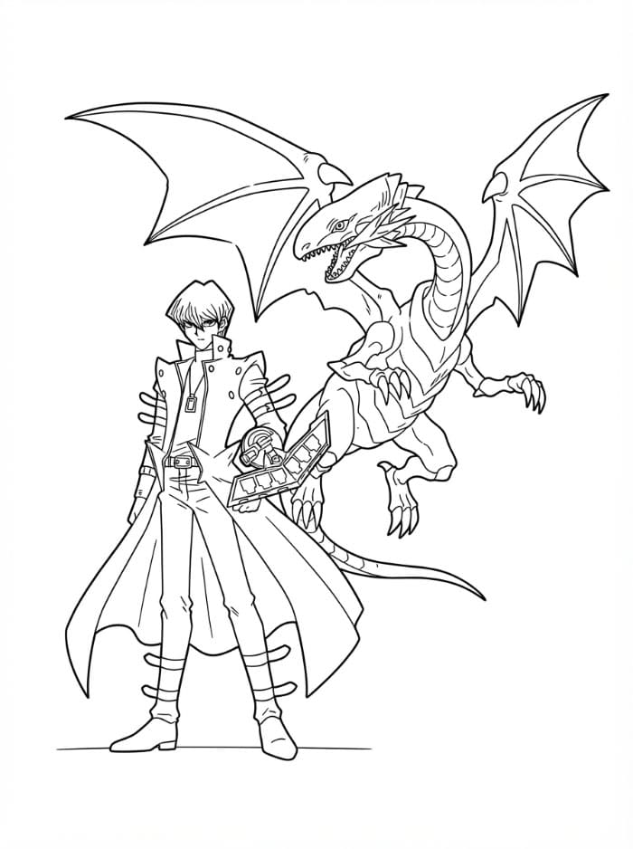 Seto Kaiba dan Naga Putih Bermata Biru