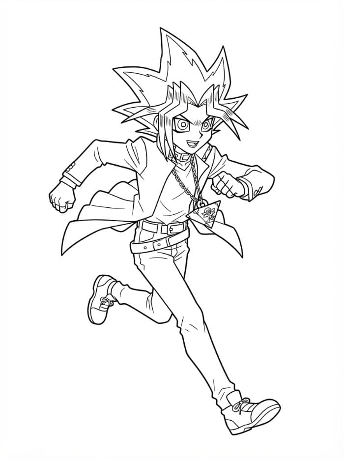 Yu-Gi-Oh berlari