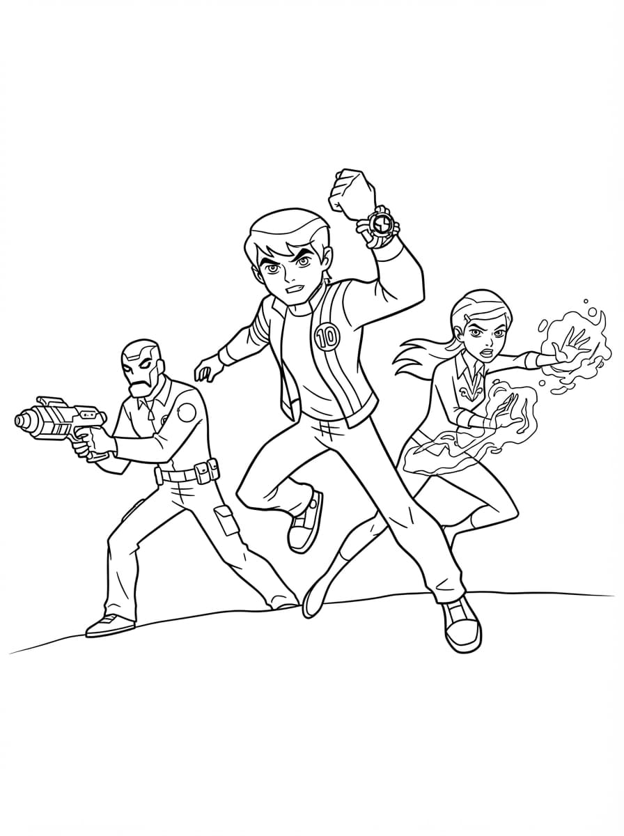 Aksi Tim Ben 10