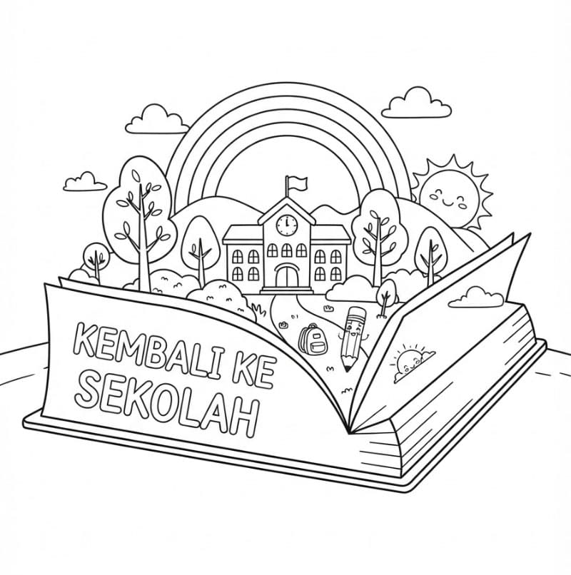 Bahan cetak kembali ke sekolah