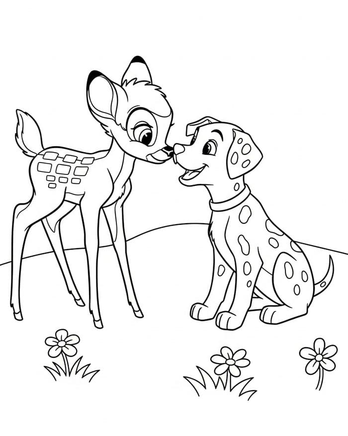 Bambi dan anjing