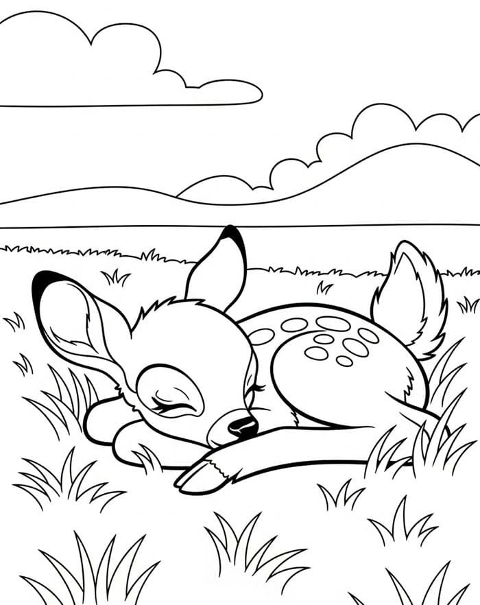 Bambi tidur