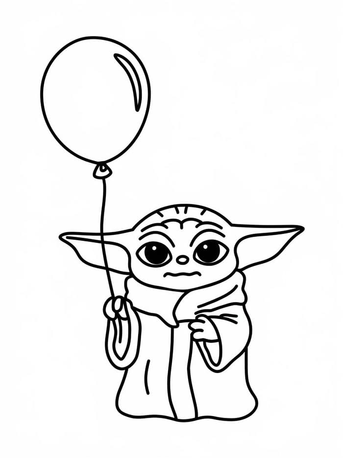Bayi Yoda dan Balon