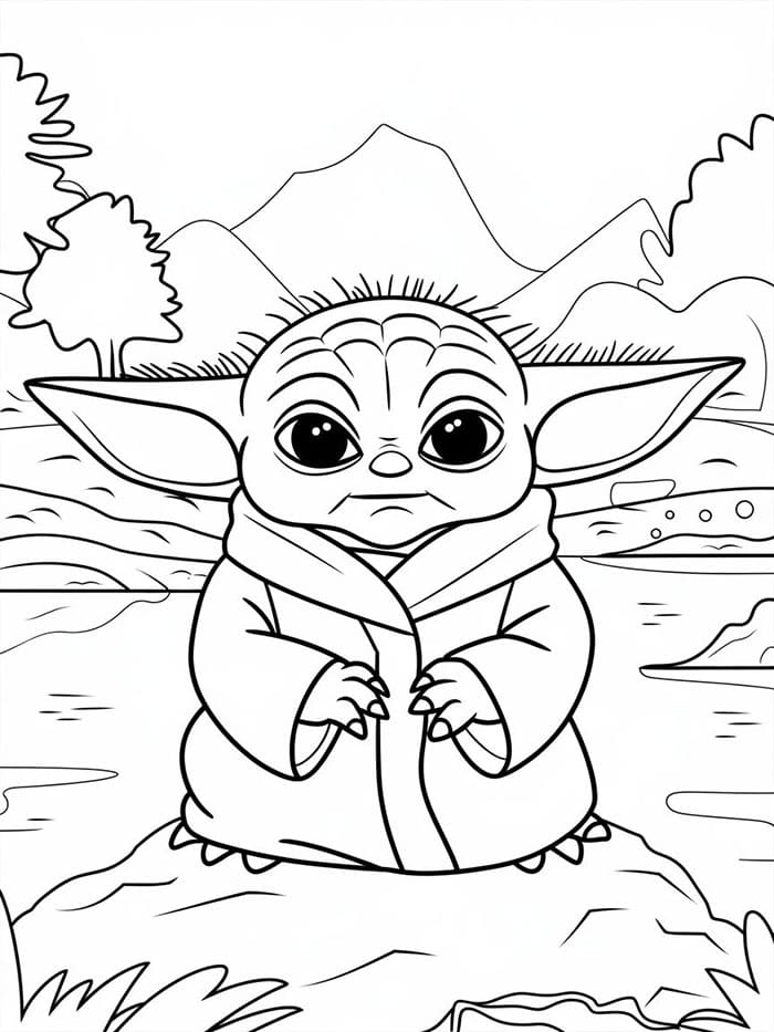 Bayi Yoda Gambar