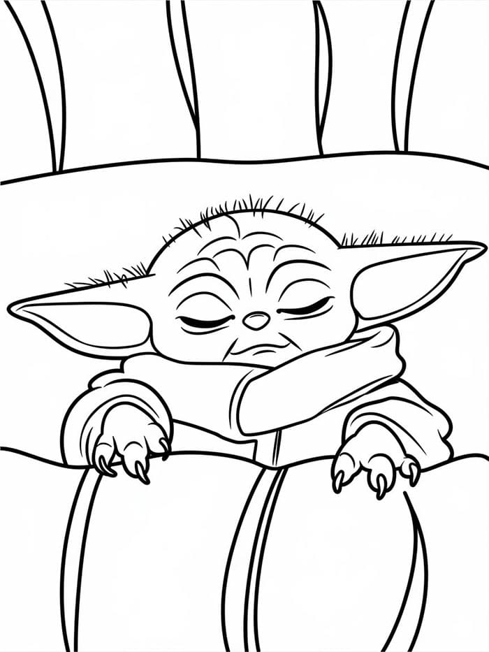 Bayi Yoda Tidur