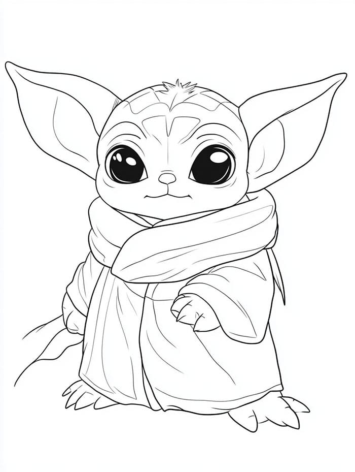 Bayi Yoda yang Imut