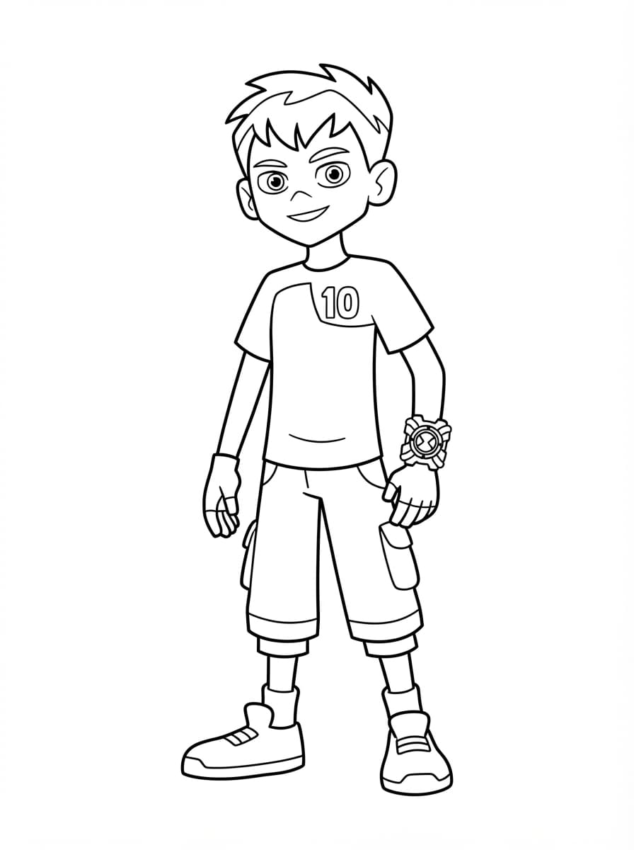 Ben 10 tersenyum