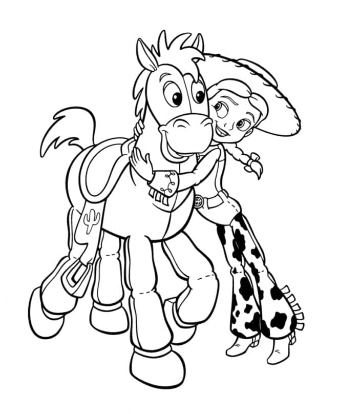 Bullseye dan Jessie Toy Story