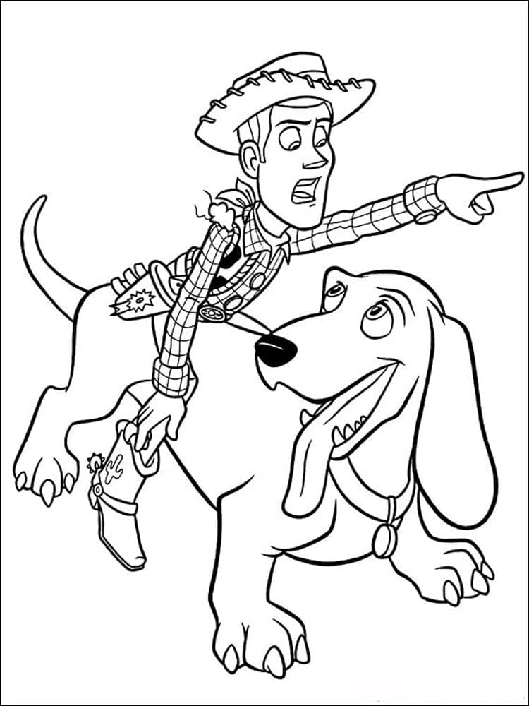 Buster dan Woody Toy Story