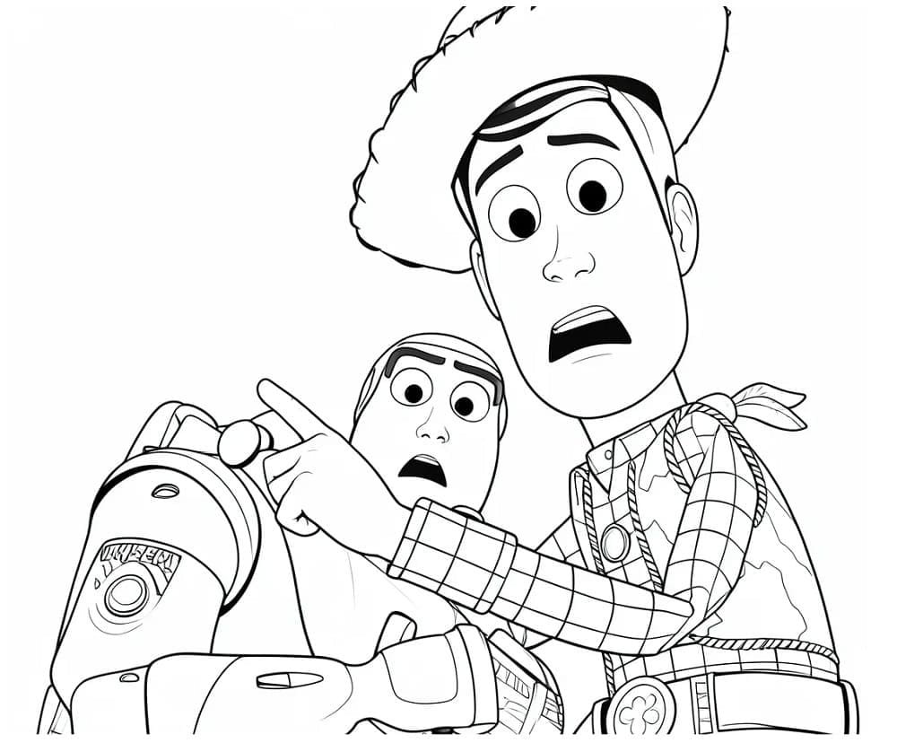 Buzz dan Woody Toy Story 5