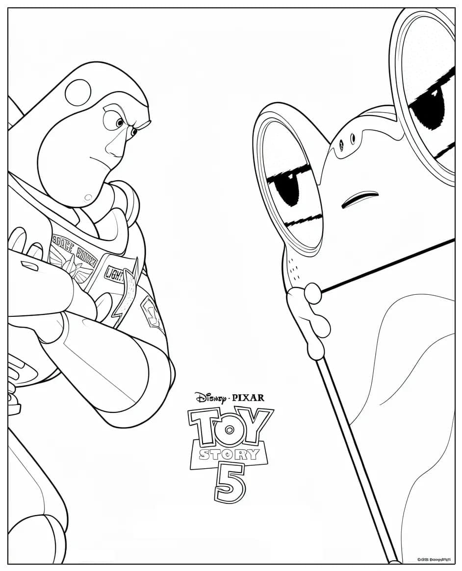 Buzz Lightyear dan Lilypad Toy Story 5