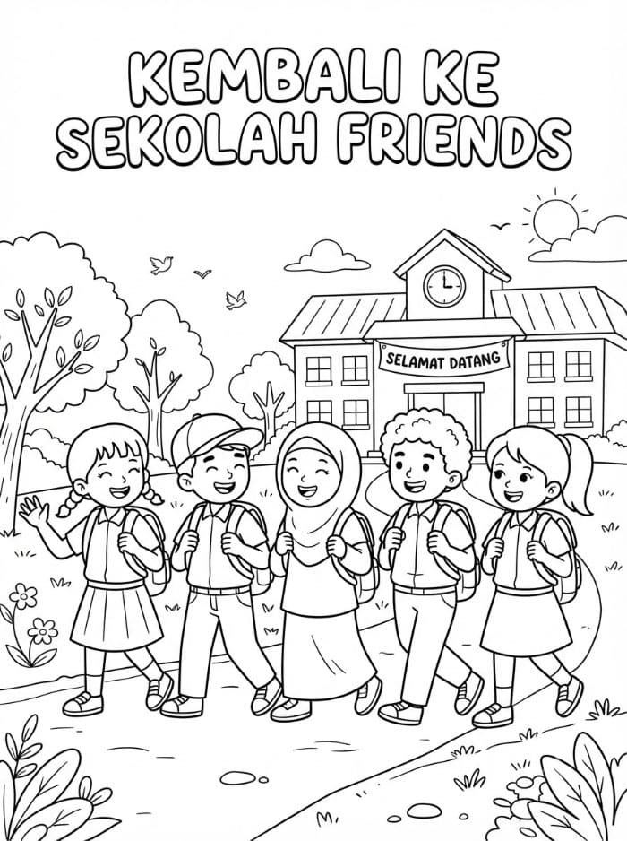 Ceria kembali ke sekolah