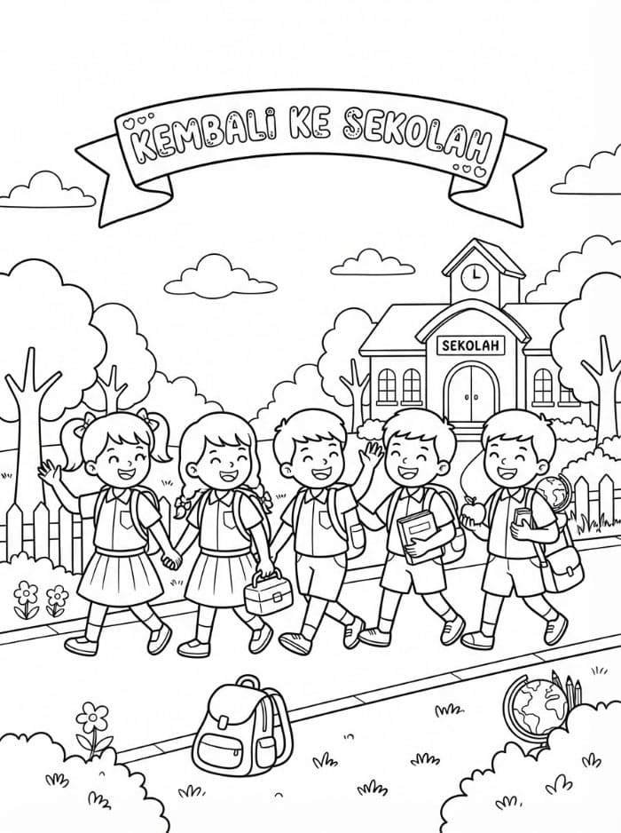 Cetak kembali ke sekolah