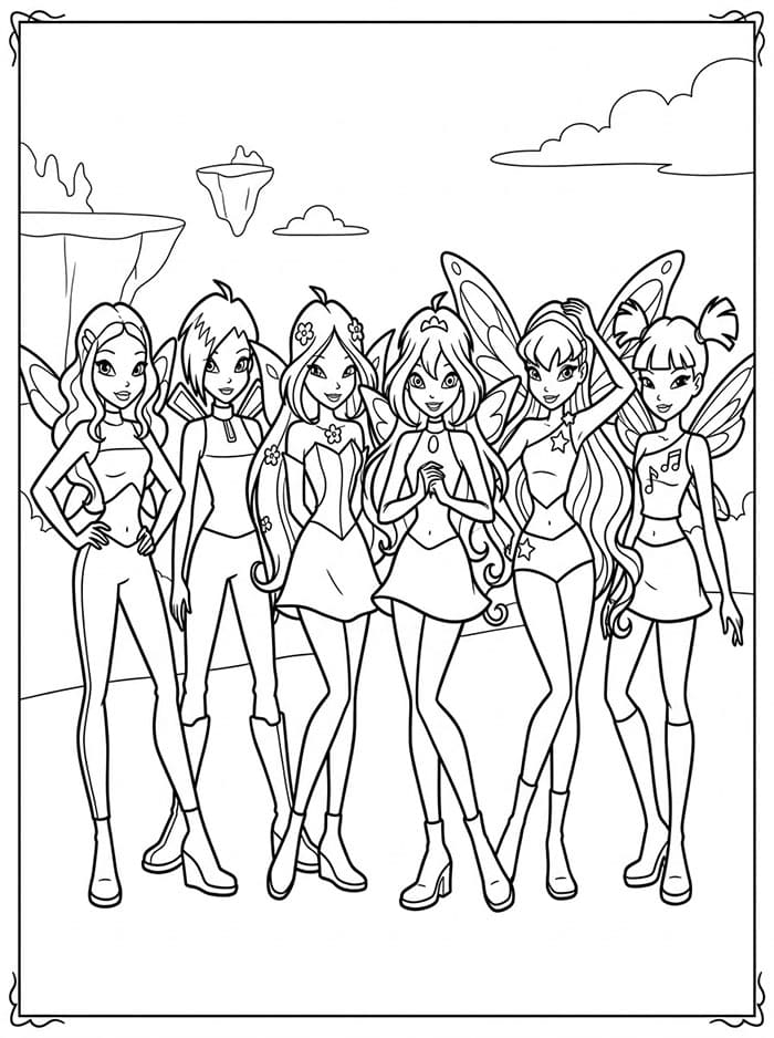 Cetak Winx Club