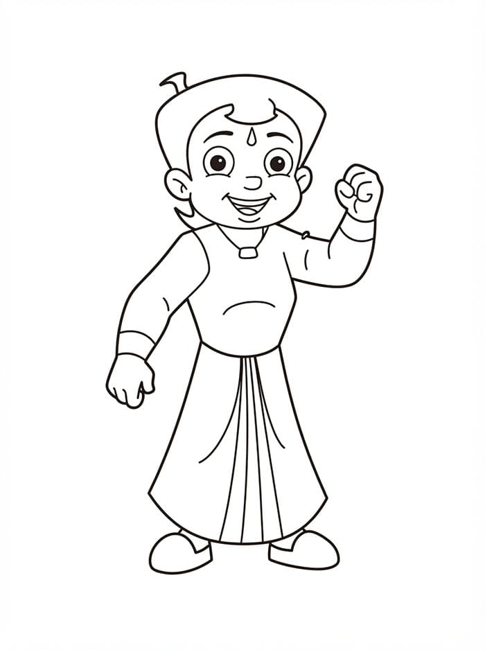 Chhota Bheem Dapat Dicetak