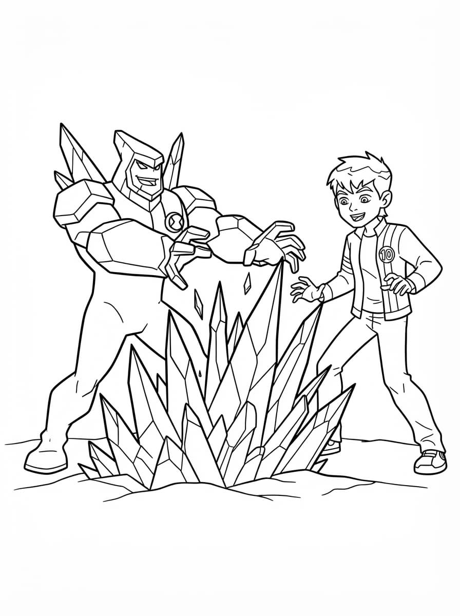 Diamondhead dan Ben 10