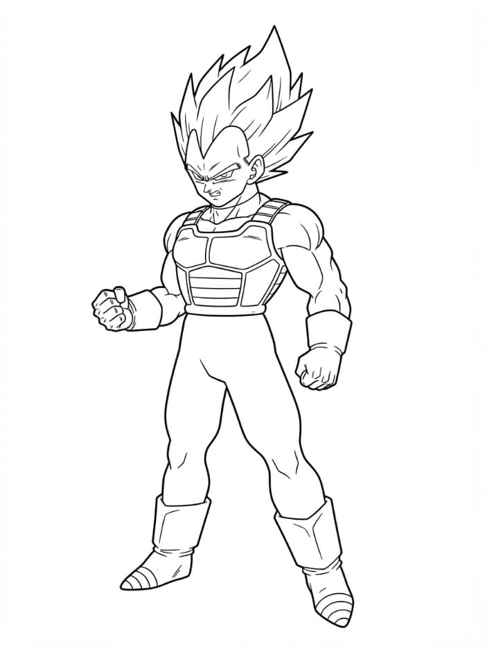 Dragon Ball Z Vegeta SSJ