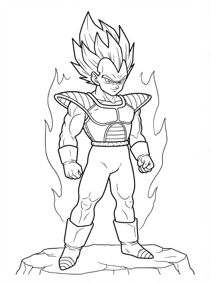 Dragon Ball Z Vegeta Super Saiyan