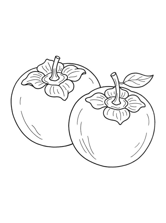 Dua Buah Kesemek