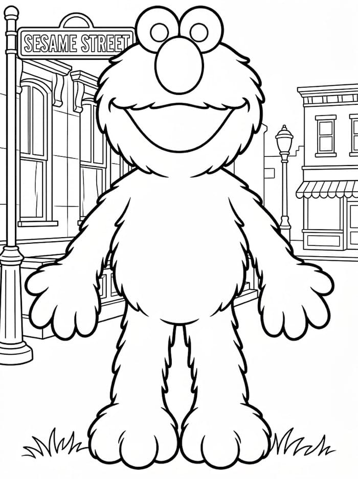 Elmo di Sesame Street