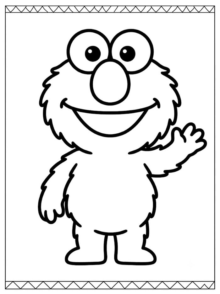 Gambar Elmo tersenyum