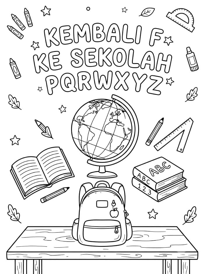 Gambar gratis kembali ke sekolah