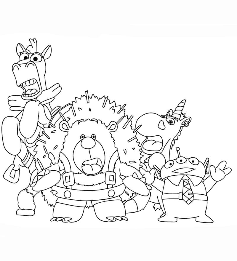 Gambar karakter Toy Story 5