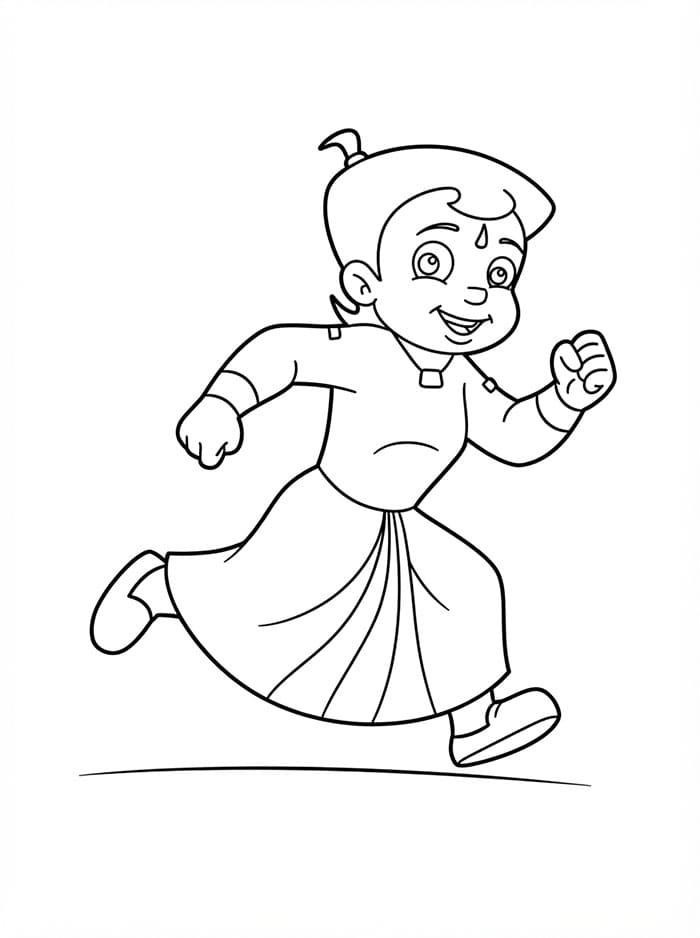 Gambar Lari Chhota Bheem